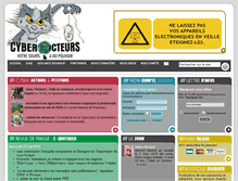Tablet Screenshot of cyberacteurs.org